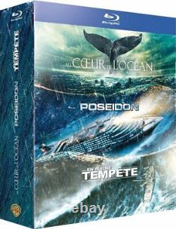 Coffret Blu-Ray Océan Au coeur de l'océan + Poseidon + En pleine tempête
