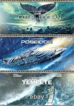Coffret Blu-Ray Océan Au coeur de l'océan + Poseidon + En pleine tempête