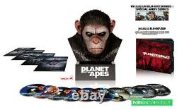 Coffret Bluray collector la planète des singes Edition Limitée Intégrale
