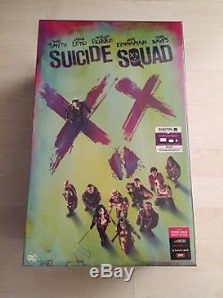 Coffret Suicide Squad Edition limitée Statue Harley Quinn + Blu-ray 3D NEUF RARE