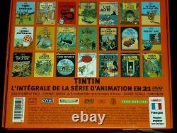 Coffret Tintin 21 DVD L'intégrale + 2 films Tintin 2 DVD