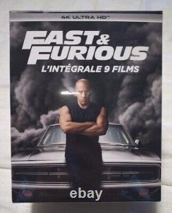 Coffret collector Fast and Furious L'intégrale 9 Films 4K Ultra HD Blu-ray neuf