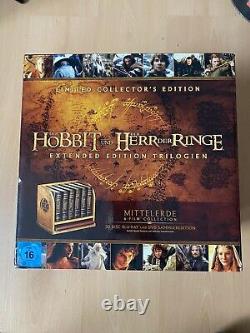 Coffret collector blu ray Trilogies Hobbit/Seigneur Des Anneaux Extended