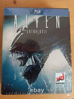 Coffret des 4 Films Blu Ray Alien Anthologie Édition Limitée boîtier SteelBook