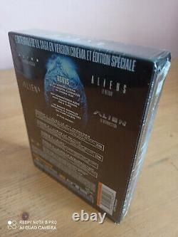 Coffret des 4 Films Blu Ray Alien Anthologie Édition Limitée boîtier SteelBook