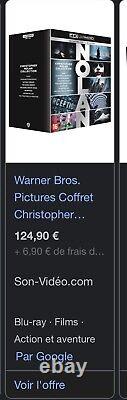 Collection Christopher Nolan 21 disques 4K ultra HD + BLU-RAY+audio mix originel