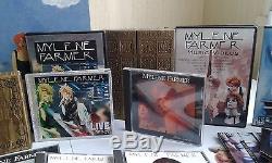 Collection Mylène Farmer dans son coffret unique contenant CD DVD