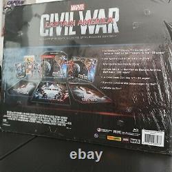 Collector Blu-ray + Figurines CAPTAIN AMERICA CIVIL WAR COFFRET PRESTIGE