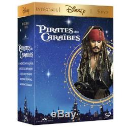 DVD Pirates des Caraïbes Coffret 5 films Johnny Depp, Geoffrey Rush, Astrid