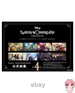 Disney Twisted Wonderland Livre Visuel Officiel Et Ouvres D'art 4 Artbook Vo
