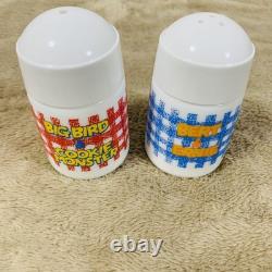 Ensemble de salières et poivrières vintage inutilisées de Sesame Street Big