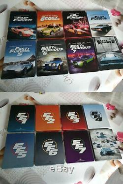 Fast & Furious 1 à 8 Steelbook Zavvi TBE Rare