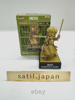Figurine de collection ONE PIECE WCF World Kumamoto statue bronze set complet