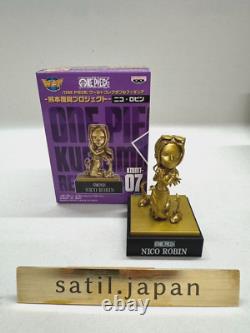 Figurine de collection ONE PIECE WCF World Kumamoto statue bronze set complet