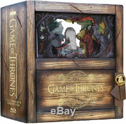 Game Of Thrones intégrale Saisons 1 à 8 Collector Coffret Bois Blu-ray IMPORT