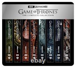 Game of Thrones Blu-Ray 4K UHD Steelbook Collector Edition Seasons 1-8