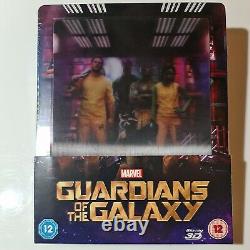 Gardiens of the Galaxy 3d/2d Blu-ray steelbook Lenticular UK Zavvi Anglais Neuf