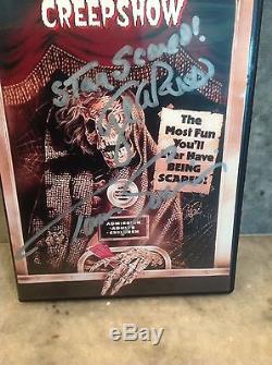 George A. Romero & Tom Savini Creepshow DVD autographe