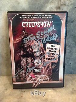 George A. Romero & Tom Savini Creepshow DVD autographe