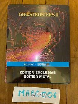 Ghostbusters 1 & 2- steelbook pop art Bluray Sos Fantomes neuf