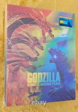 Godzilla king of monsters, Double Lenticulaire fullslipXL steelbook filmarena