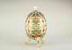 Grande Bo&icirc;te &agrave; Bibelots Oeuf Faberg&eacute; &agrave; La Main Par Keren Kopal Cristaux