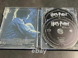 Harry Potter 8 Bluray Steelbook Full Collection Italy Embossed + Inner Prints