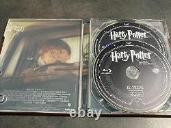 Harry Potter 8 Bluray Steelbook Full Collection Italy Embossed + Inner Prints