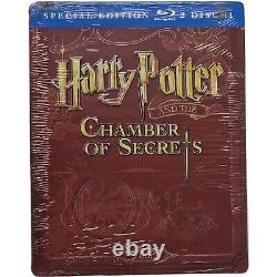 Harry Potter Lot 8 Films Blu Ray Steelbook Débossé 16 Disques Italie Zone Libre