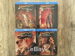Indiana Jones Intégrale collection 4 Blu-Ray Steelbook Zavvi neufs