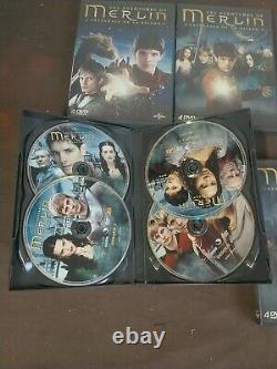 Intégrale 20 DVD Merlin En Coffret Édition Grimoire Saison 1 À 5 Liv. Offerte