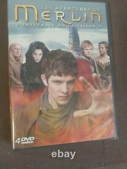 Intégrale 20 DVD Merlin En Coffret Édition Grimoire Saison 1 À 5 Liv. Offerte