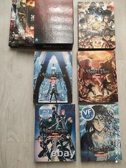 Intégrale Attaque des Titans Shingeki no Kyojin Coffrets Blu Ray Saison 1 à 4