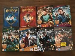 Intégrale bluray dvd Harry Potter Ultimate Edition 8 coffrets Coffrets RARE