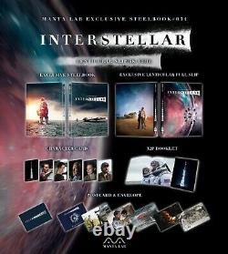 Interstellar One Click Boxset 3X Fulllslip Steelbook Edition Mantalab Neuf