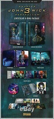 John Wick 3 Blu-ray Steelbook Lenticular Novamedia Exclusive NE #25