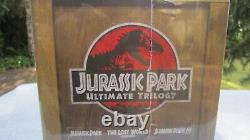 Jurassic Parc Coffret Ultime Collector Trilogie DVD Blu-ray Gift Set T-rex Neuf