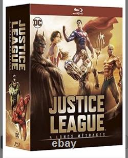 Justice League 5 longs métrages Blu Ray. NEUF