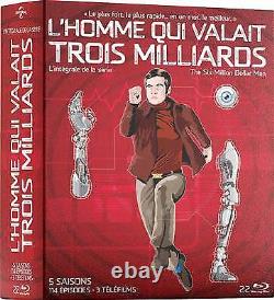 L'Homme qui valait trois milliards Intégrale saisons 1-5 Coffret 22 blu-ray