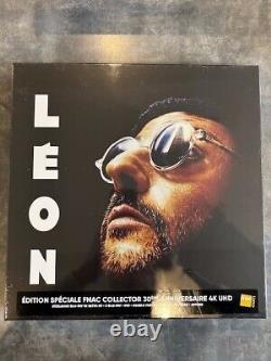 LÉON film en 4k ultra hd + blu-ray COFFRET STEELBOOK COLLECTOR NUMÉROTÉ