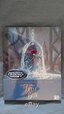 La Belle et la Bête, Beauty and the Beast blu-ray steelbook 3D+2D neuf avec VF