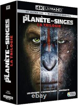 La Planète des Singes-Intégrale-3 Films 4K Ultra Blu-Ray + Digital HD