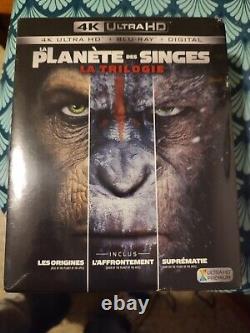 La Planète des Singes-Intégrale-3 Films 4K Ultra Blu-Ray + Digital HD