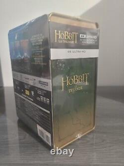 Le Hobbit La Trilogie Edition collector Coffret métal Steelbook 4K Ultra HD neuf