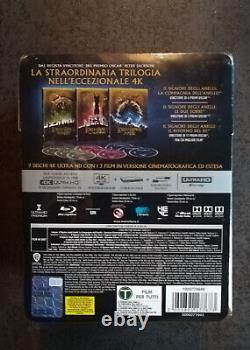 Le Seigneur des Anneaux La Trilogie Coffret Steelbook Blu-ray 4K Ultra HD NEW