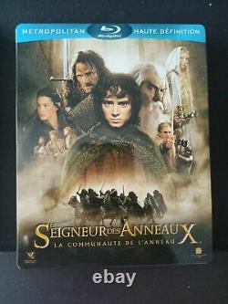 Le Seigneur des Anneaux Trilogie Coffret Steelbook Édition Limitée Blu-ray + DVD