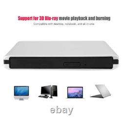 Lecteur de CD externe USB3.0 graveur graveur de graveur de Disque Blu-Ray DVD