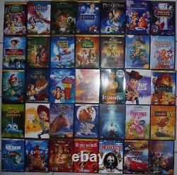 Lot 53 DVD Disney Grands Classiques Dessins Animes + Divers 91 DVD Au Total