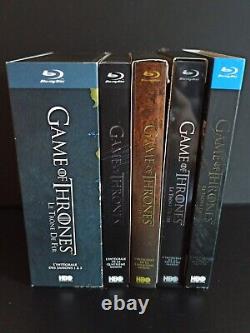 Lot 7 Saison Game Of Thrones Trones de fer Saison 1 a 5 + 7,8 Blu Ray DVD