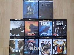 Lot Blu-ray 4K et Blu-ray Collector Action Aventures Art M Culte